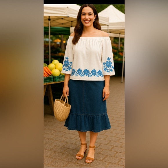 Cappelli Straw Embroidered
Tote Bag - Picture 7 of 7